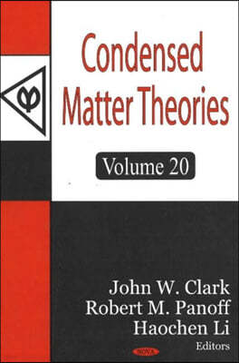 Condensed Matter Theories, Volume 20