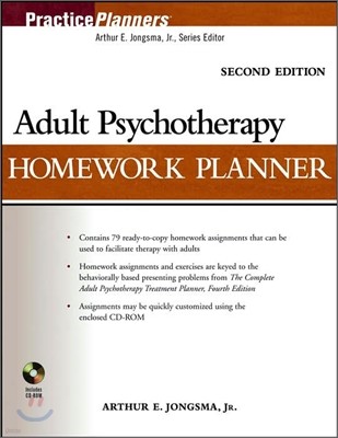 Adult Psychotherapy Homework Planner, 2/E