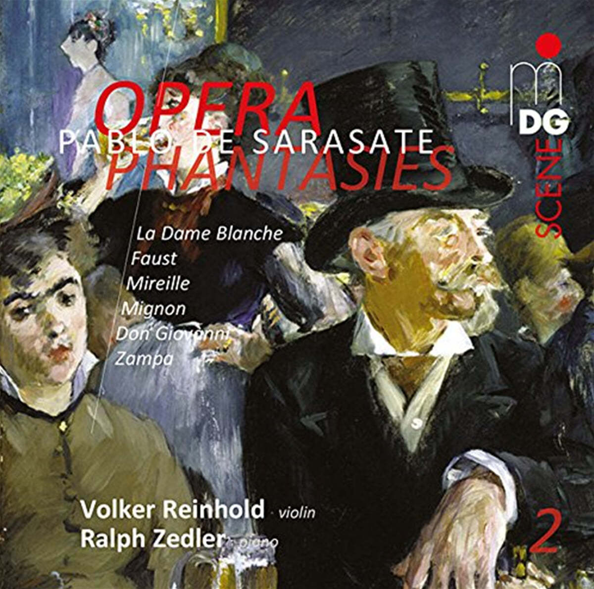 Volker Reinhold 사라사테: 오페라 판타지 2집 - 바이올린과 피아노 이중주 (Sarasate: Opera Phantasies Vol. 2)