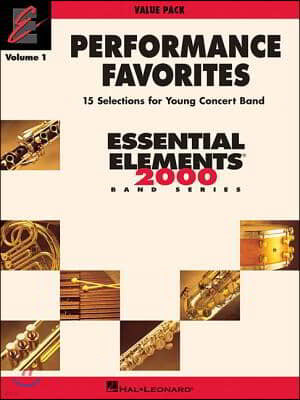 Performance Favorites, Volume 1: Value Pak (37 Part Books, Conductor Score & CD)