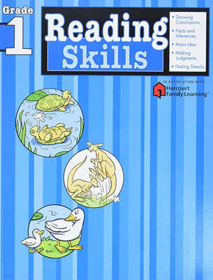 Reading Skills: Grade 1 (Flash Kids Harcourt Family Learning)