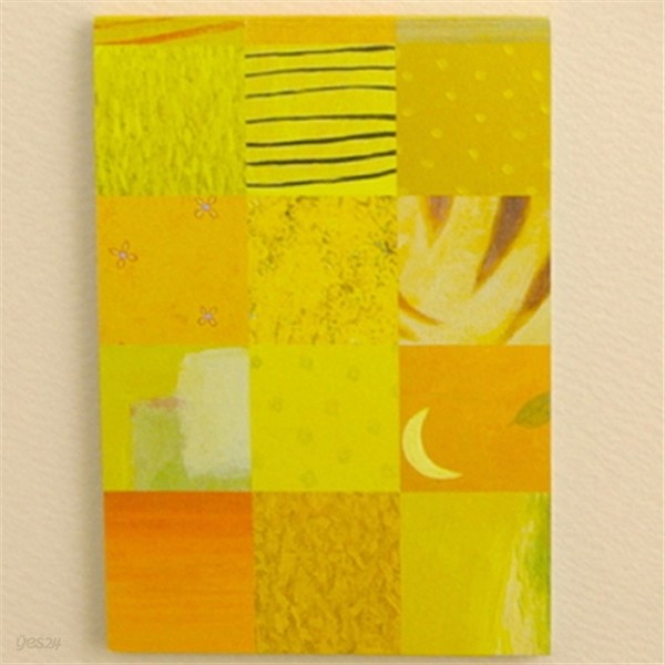 유이마루 컬러메모패드-yellow/1751