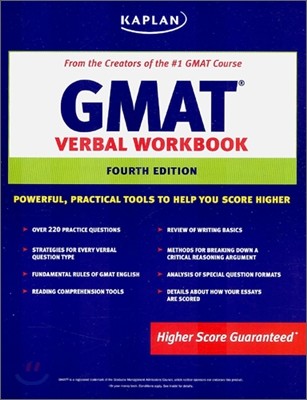 Kaplan GMAT Verbal Workbook : 4th Edition