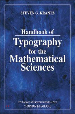 Handbook of Typography for the Mathematical Sciences