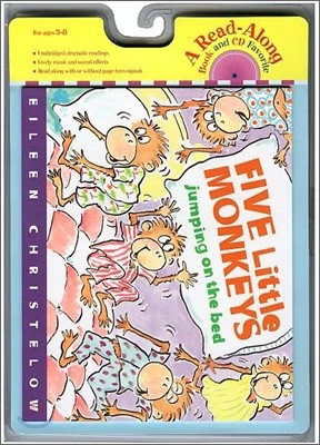 Five Little Monkeys Jumping on the Bed Book & CD [With CD (Audio)]