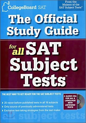 The Official Study Guide for All SAT Subject Tests : Book & CD Edition