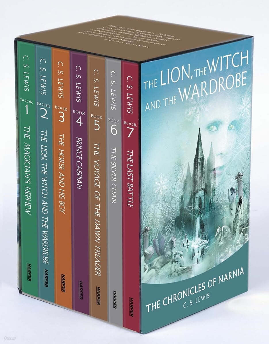 The Chronicles of Narnia Rack Paperback 7-Book Box Set: The Classic Fantasy Adventure Series (Official Edition)