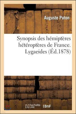 Synopsis Des Hémiptères Hétéroptères de France. Lygaeides