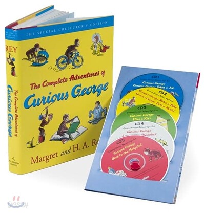 Curious George Complete Adventures : Deluxe Book & CD Gift Set