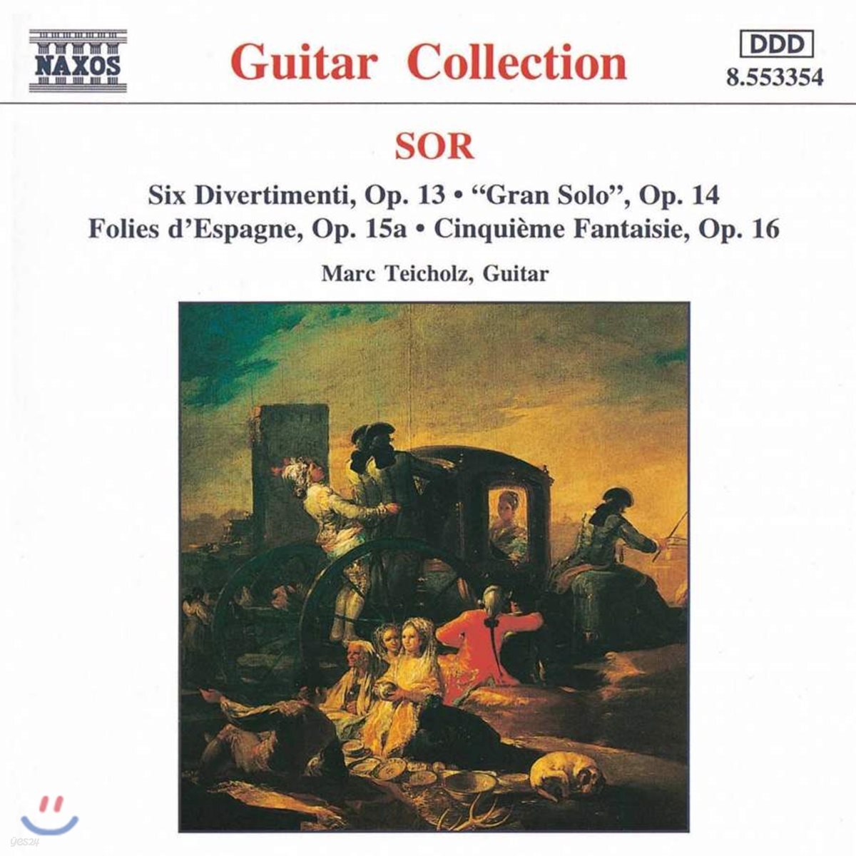 Marc Teicholz 소르: 디베르티멘토 [클래식 기타 독주집] (Sor: Six Divertimenti, Gran Solo, Folies d'Espagne & other guitar works)
