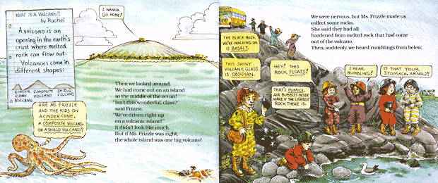 Magic School Bus Inside the Earth : Book + Tape