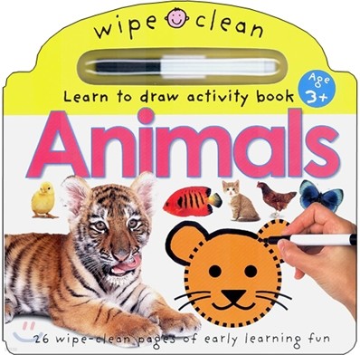 Wipe Clean : Animals (Age 3+)