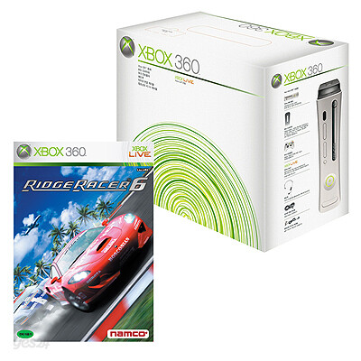 XBOX360 비디오 게임 시스템+릿지레이서6 (XBOX360)