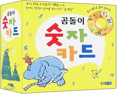 곰돌이 숫자 카드