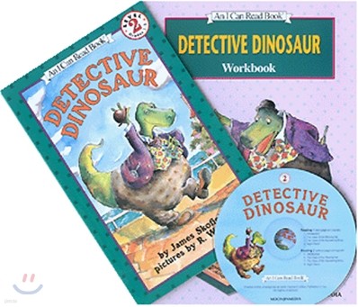 [I Can Read] Level 2-08 : Detective Dinosaur (Workbook Set)