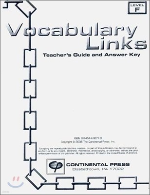 Vocabulary Links Level F : Teacher's Guide