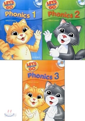 Let's Go Phonics 3종 Set (Book + CD)