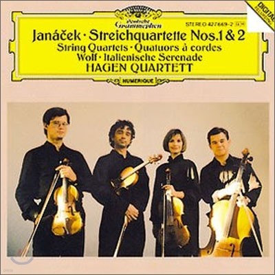 Janacek : Streichquartette Nos.1 & 2 / Wolf : Italienische Serenade : Hagen Quartett