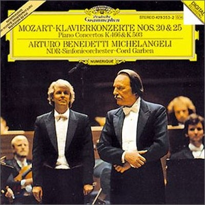 Mozart : Piano Concertos No.20 & No.25 : MichelangeliGarben