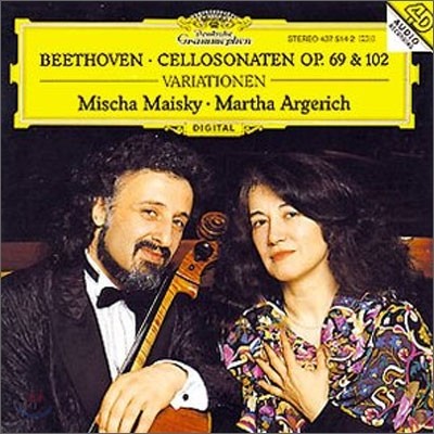 Mischa Maisky / Martha Argerich 베토벤: 첼로 소나타 (Beethoven : Cello Sonatas Op.69 & 102)