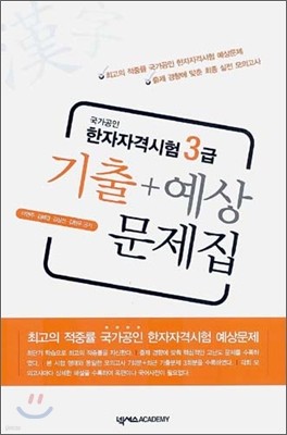 한자자격시험 3급 기출+예상 문제집