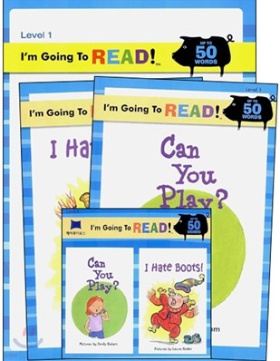 [I'm Going to READ!] Level 1 : I Can You Play? / I Hate Boots! (Workbook Set)
