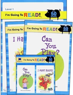 [I'm Going to READ!] Level 1 : I Can You Play? / I Hate Boots! (Workbook Set)