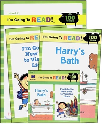 [I'm Going to READ!] Level 2 : Harry's Bath / I'm Going to New York to Visit the Lions (Workbook Set)