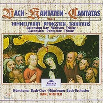 Karl Richter 바흐: 칸타타 3집 - 승천축일, 성령 강림절, 삼위일체 (Bach : Cantatas Vol.3 - Ascension Day, Whitsun, Trinity) 칼 리히터