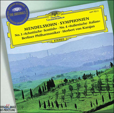 Herbert Von Karajan ൨:  3, 4 (Mendelssohn: Symphony Op. 56, 90)