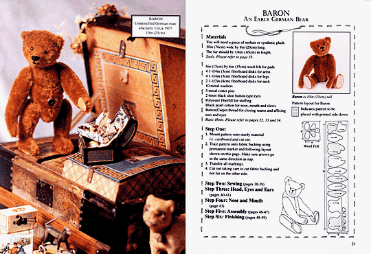 Creating Heirloom Teddy Bears : The Complete Pattern Book (Hardcover)