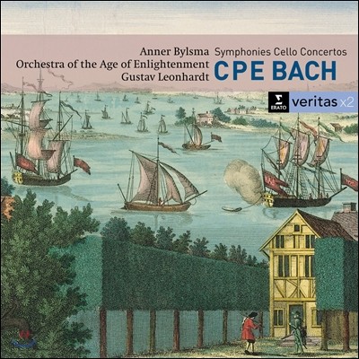 Anner Bylsma 칼 필리프 에마누엘 바흐: 교향곡ㆍ첼로 협주곡 (CPE Bach: Symphonies & Cello Concertos)
