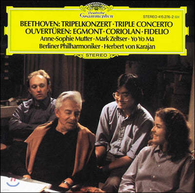 Herbert von Karajan 亥:  ְ,  (Beethoven: Triple Concerto and Egmont, Coriolan, Fidelio Overtures)