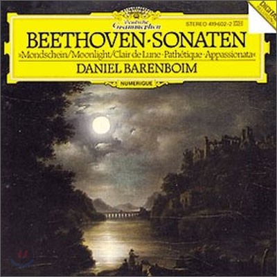 Daniel Barenboim 亥: ǾƳ ҳŸ 8 `â` 14 `` 23 `` (Beethoven : Piano Sonatas No.8 "Pathetique" & No.14 "Moonlight" & No.23 "Appassionata")