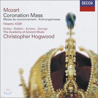 Christopher Hogwood Ʈ:  ̻ (Mozart : Coronation Mass, Vesperae solennes de confessore K.339)