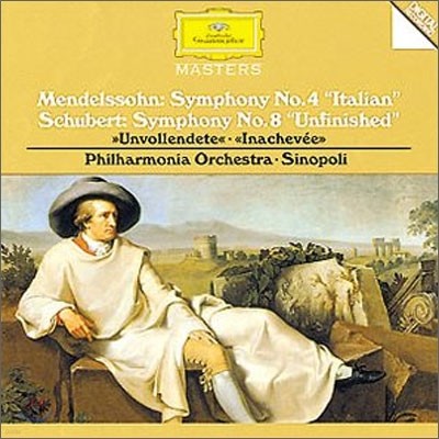 Giuseppe Sinopoli 슈베르트 : 교향곡 8 번 / 멘델스존 : 교향곡 4번 (Mendelssohn : Symphonie No.4 / Schubert : Symphonie No.8) 시노폴리