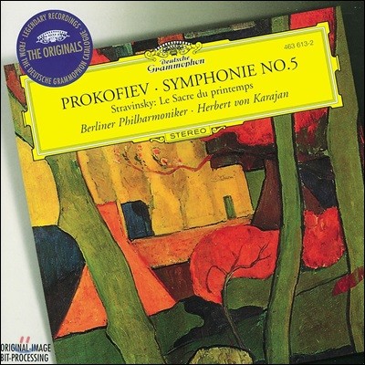 Herbert von Karajan ǿ:  5 / ƮŰ:   (Prokofiev: Symphony No.5 / Stravinsky: Le Sacre du Printemps) ī,  