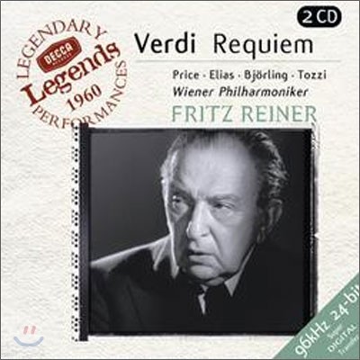 Fritz Reiner 베르디: 레퀴엠, 성가 4편 (Verdi: Messa da Requiem, Quattro Pezzi Sacri) 프리츠 라이너, 빈 필하모닉