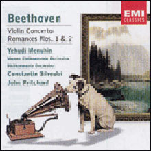 Beethoven : Violin ConcertoRomances Nos.1 & 2 : MenuhinSilvestriPritchard