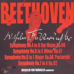 Wilhelm Furtwangler 베토벤 : 교향곡 4 5 6 7번 - 빌헬름 푸르트뱅글러 (Beethoven : Symphony No.4,5,6,7) 