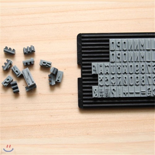 Shiny DIY 스탬프 S-625 활자판 5mm(alphabet)