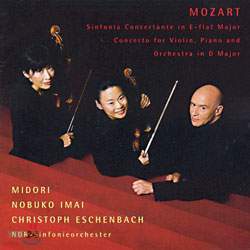 Mozart : Sinfonia ConcertanteㆍConcerto K.Anh.56 : MidoriㆍNobukoㆍChristoph Eschenbach