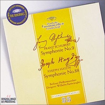 Wilhelm Furtwangler Ʈ:  9 `׷Ʈ` / ̵:  88 - ︧ ǪƮ۷ (Schubert: Symphony No.9 `The Great` / Haydn: Symphony No.88)