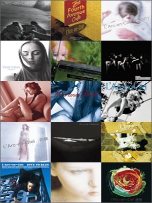 L'Arc~en~Ciel 15주년 기념 싱글 한정반 패키지 (총15 타이틀)