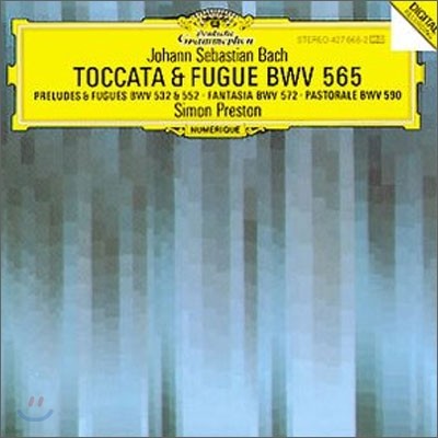 Simon Preston : īŸ Ǫ [ ] (Bach: Toccata & Fugue BWV 565)