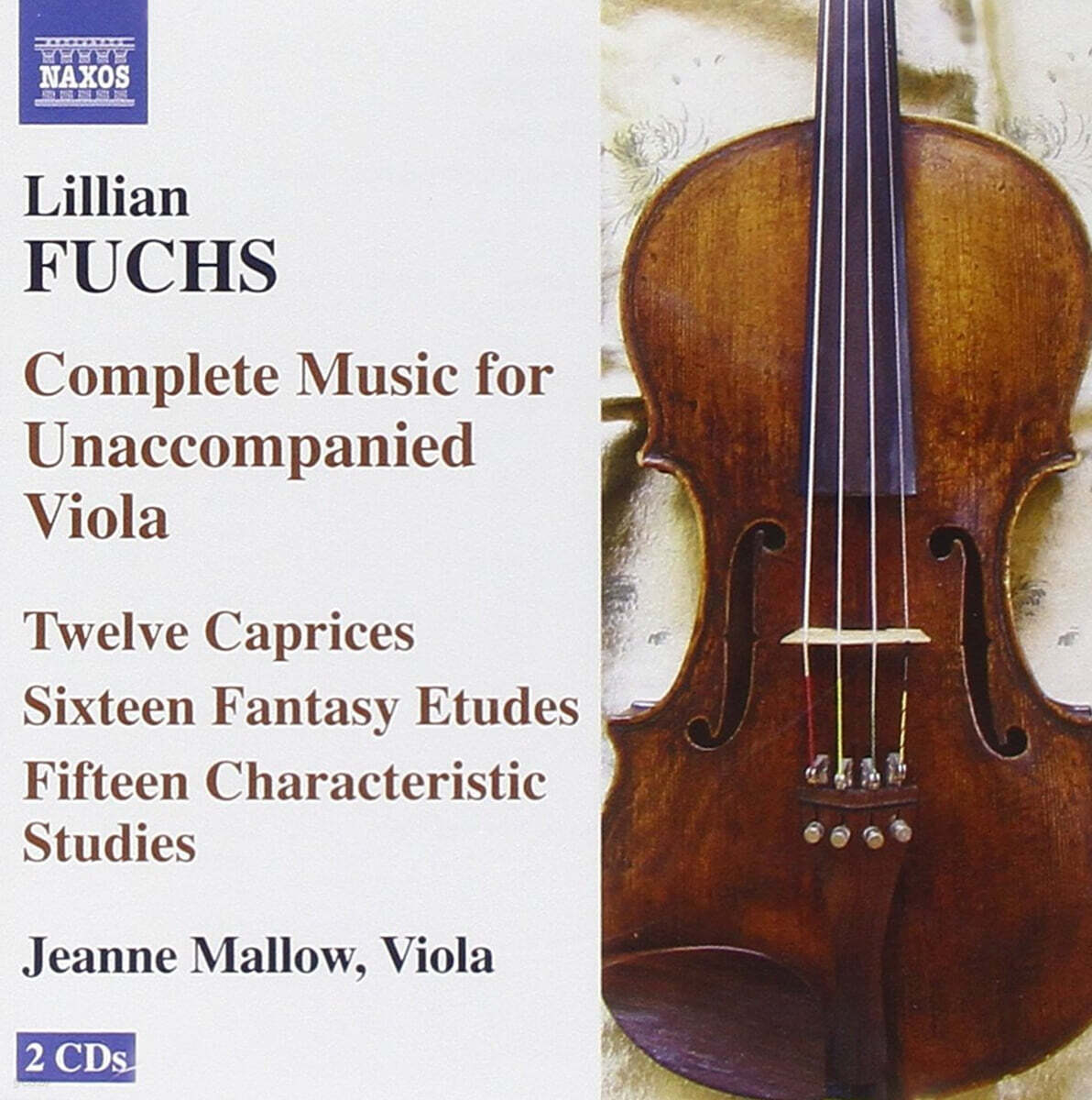 Jeanne Mallow 릴리안 푹스: 비올라 독주곡집 (Lillian Fuchs: Complete Music For Unaccompanied Viola)