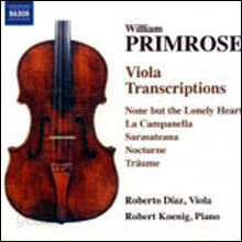 Roberto Diaz 윌리엄 프림로즈: 비올라를 위한 편곡집 (William Primrose: Viola Transcriptions)