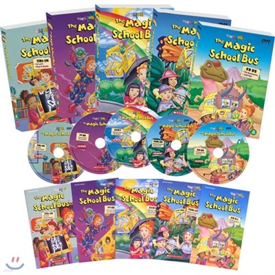 DVD 신기한 스쿨버스 디비디 1집 5종세트 The Magic School Bus