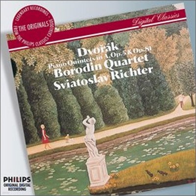 Sviatoslav Richter 드보르작 : 피아노 오중주 1, 2번 - 리히터, 보로딘 사중주단 (Dvorak: Piano Quintets)