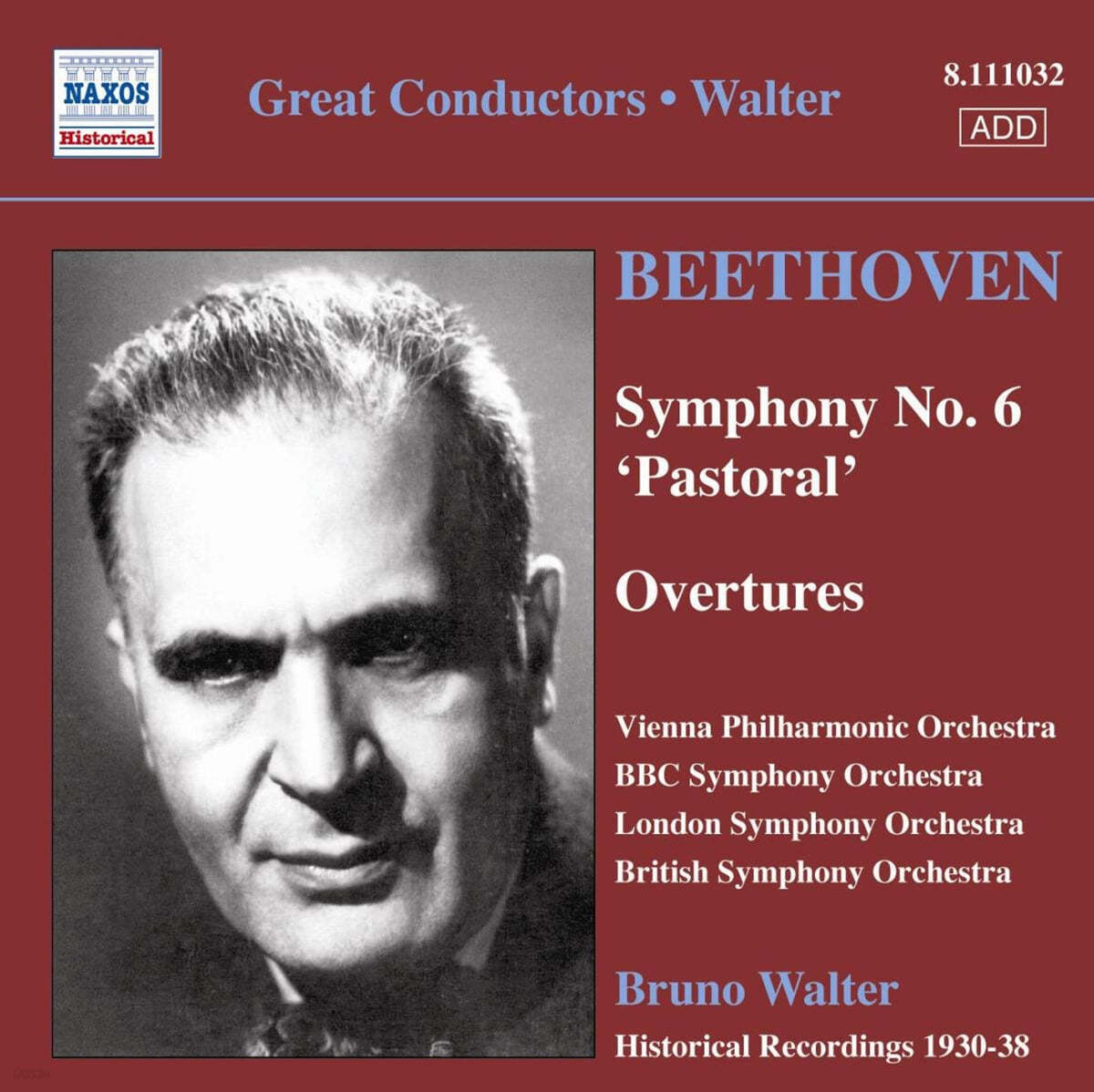 Bruno Walter 베토벤: 교향곡 6번 &#39;전원&#39; (Beethoven: Symphony Op.68 &#39;Pastoral&#39;) 